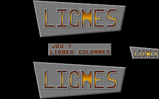 Lignes atari screenshot